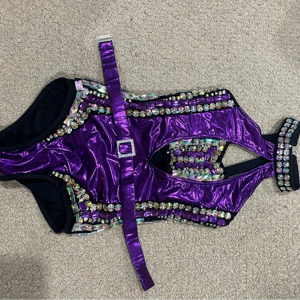 Purple Sequin Kids Costume